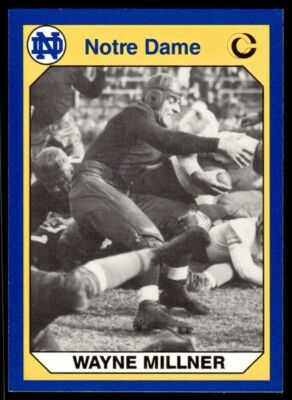 1990 Collegiate Collection Notre Dame #104 Wayne Millner   Fighting Irish