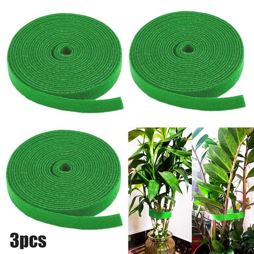 Plante Ruban Jardin 200 CM Longueur Vert Ficelle Fermeture Scratch Liens