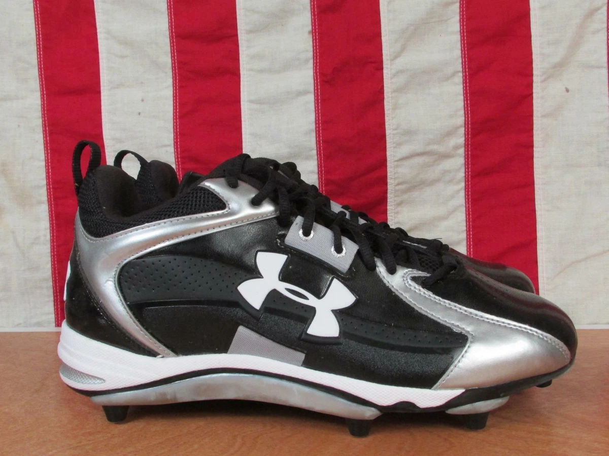 New Under Armour Combat GT Mid Football Shoes Cleats Sz.13.5 Removable Cleats