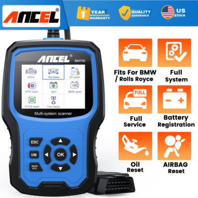 Ancel BM700 Car Diagnostic Scanner Reset Tool OBD2 Fault Codes FOR BMW MINI
