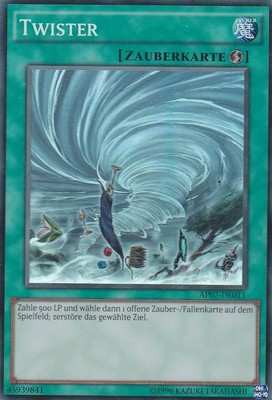 YU-GI-OH Twister Super Rare AP07-DE011 deutsch