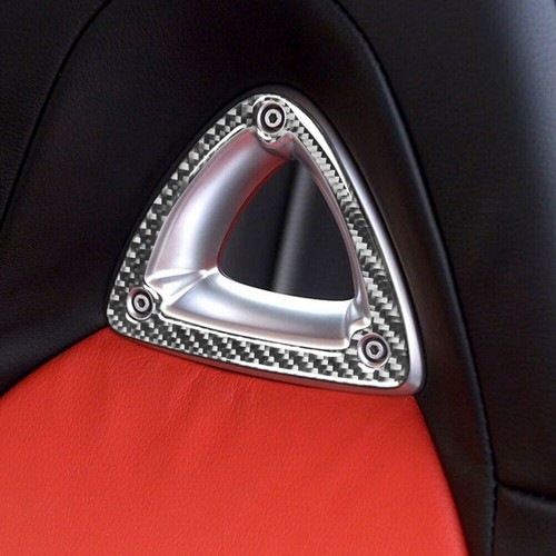 Carbon Fiber Interior Seat Head Decor Trim Decal For Mazda RX8 RX-8 2004-2008 - Picture 3 of 11