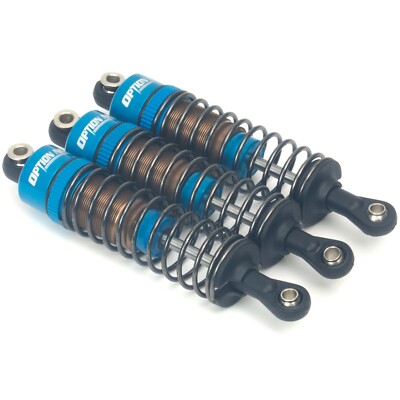 For Losi Micro-B 1/24 4個 アルミ合金 2WD 六角ホイールハブアダプター RC RCショックアブソーバーパーツ For Losi Micro-B 2wd Rtr 1/24 アルミ合金製フロント＆リアショックアブソ