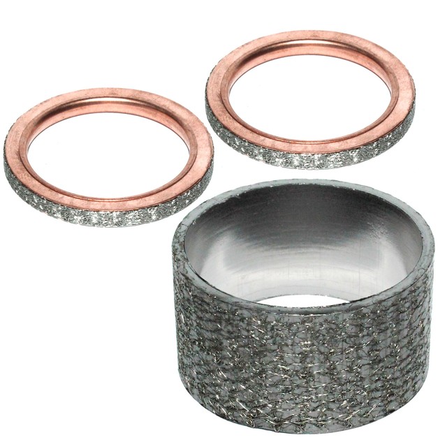 Exhaust Pipe Muffler Gaskets for Yamaha Rhino 660 Yxr660f 4x4 20042007