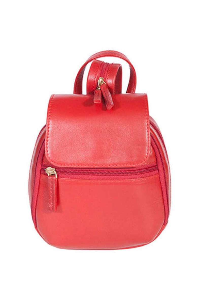Scully Women's Poppi Leather Mini Backpack Red Scully Women's Poppi Leather Mini Backpack Red