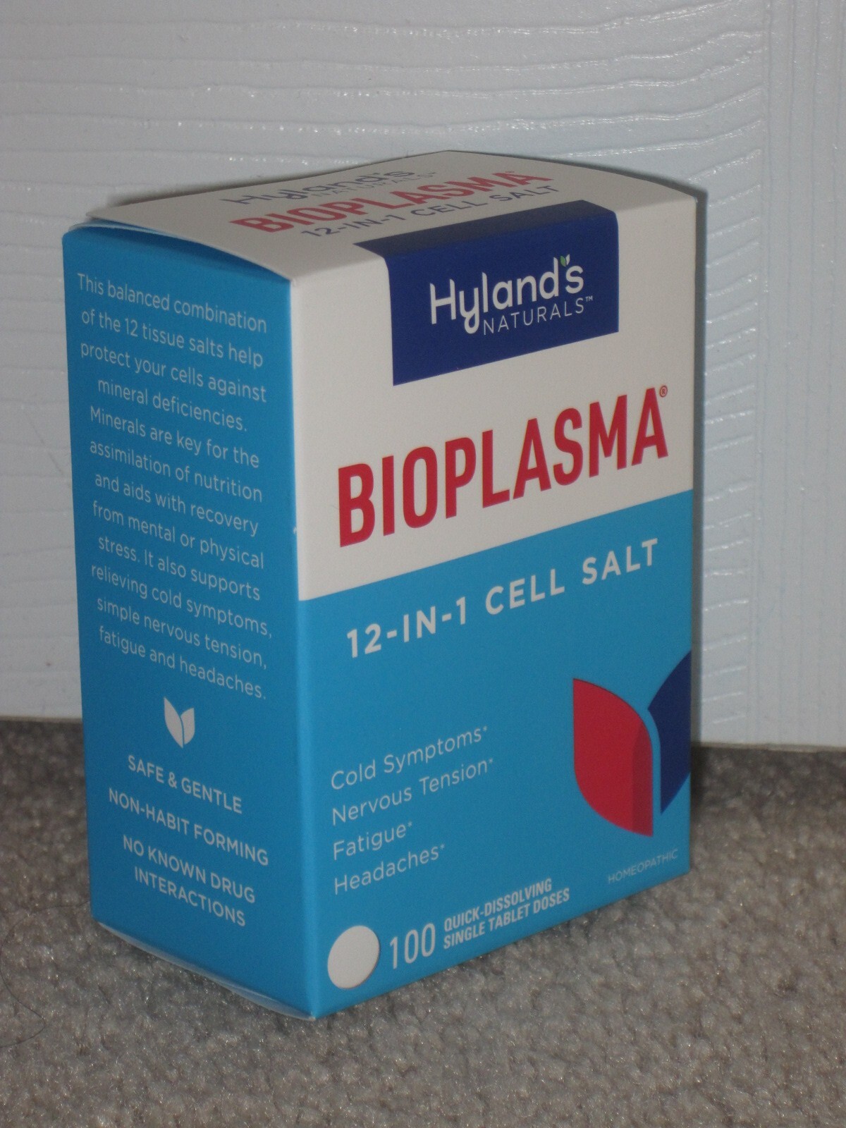 Hyland’s Naturals Bioplasma 12in1 Cell Salt, Cold/Fatigue Relief, 100