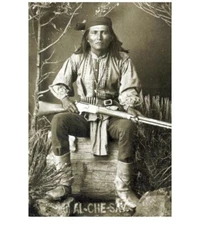 Chief Alchesay PHOTO Apache Native American Indian Scout 4x6 Pic