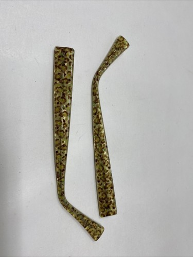 JEAN LAFONT DAME 430 142mm GREEN BROWN TEMPLE ARM PARTS FF55