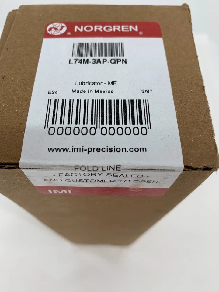 Norgren Excelon L74M-3AP-QPN Lubricator Micro-Fog 3/8" NPT Manual Drain - Image 2 of 4