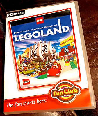 Legoland Windows PC CD ROM Spiel Freizeitpark Builder Simulation 3D Block Welt