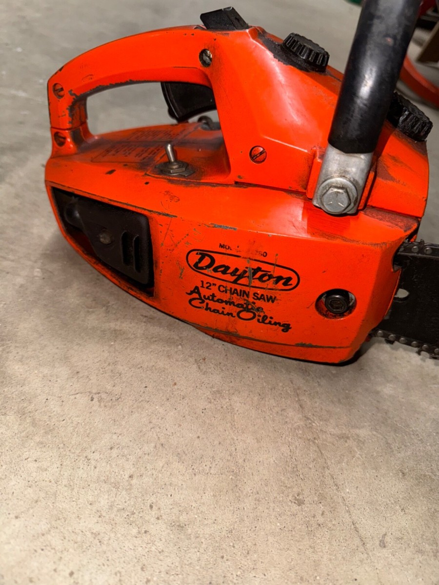 vintage Dayton chainsaw with 12