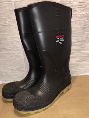 Tingley Pilot Men US 6 Women s 8 Gray rubber Knee-High Boot ASTM-F2413-18 