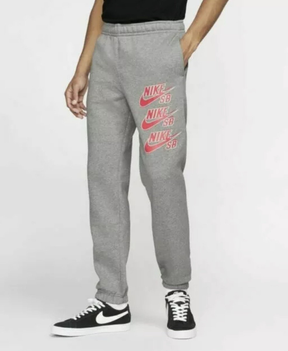Nike SB Icon Skateboarding Fleece Sweatpants Size 2XL Mens Gray NEW CI5848  063 | eBay