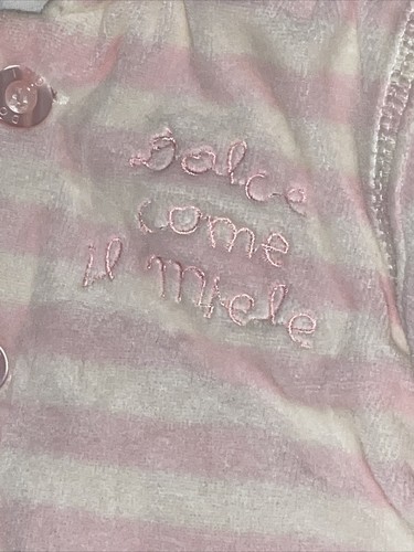 iDo Baby Girl Pale Pink & Cream Soft Furry Winter Jacket / Coat Age 9-12 Months - Picture 4 of 12