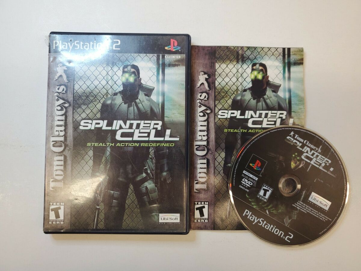 Tom Clancy's Splinter Cell - Playstation 2 PS2 Complete CIB Tested