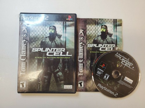 PS2 Tom Clancy's Splinter Cell stealth action Redefined COMPLETE TESTED FREE S/H