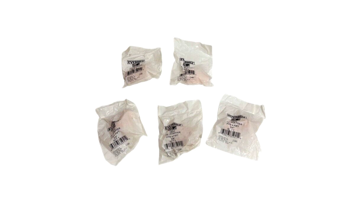 EVERBILT C603-2 FEMALE FITTING ADAPTER 3/4 " WROT COPPER PRESSURE - LOT OF 5