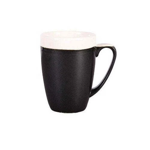 CHURCHILL CHINA Churchill Monochrome Latte Mugs 12oz/340ml. Free delivery for orders over £15.