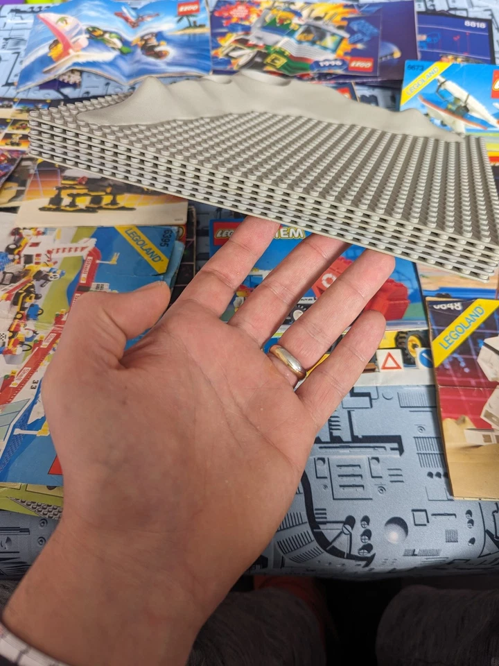 LEGO Platte 3947a – Mondplatte (crater plate) 6 STÜCK guter Zustand - Bild 2 von 4