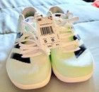 adidas Pack Adizero LJ Field Spikes Shoes White Green Mens Sz 5M ID7244 No Spikes