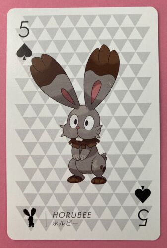 Bunnelby pokemon Playing Poker Card Yveltal 2013 Nintendo Japanese Very Rare - Picture 1 of 6