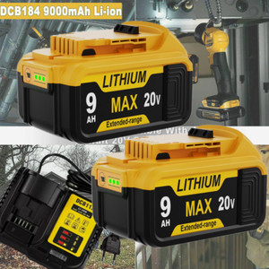 DEWALT Kompatibler 18V XR Li-Ion Akku – 9Ah/6Ah/5Ah, Ersatz Für DCB182/184/200