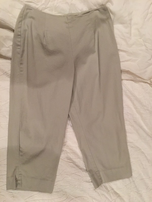 Hanna Andersson Womens Pant Size 6 Cotton Spandex Tan Capri Great Condition