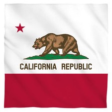 Bandana - The State Of California Republic Flag 22x22"  mask 