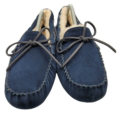 Navy Ugg Loafers UGG Tasman Suede Slippers | Blue | FARFETCH main image 3