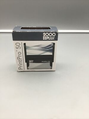 2000 Plus: PrintPro50 Self-Inking Printer & Impression Size 1'' x 2-3/4'' NEW