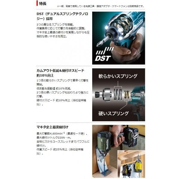 Makita 40Vmax Rechargeable Impact Driver TD002GRDX Blue Ful set | eBay