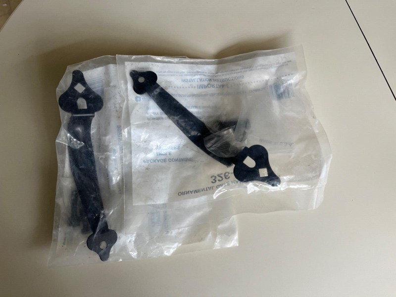 Ornamental Gate Handle - Black 326-S Lot of 2