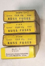 Lot of 17 Bussmann Fuse New GLR 7 1 1/2 , 5 2 1/2 5 3 Buss Fuses