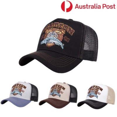 Baseball Cap Embroidery Snapback Mesh Hip Hop Adjustable Hat Unisex Breathable
