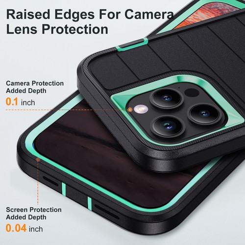 For Apple iPhone 14 Pro Max/14 Plus Heavy Duty Kickstand Hard Phone Case Cover - Picture 43 of 70