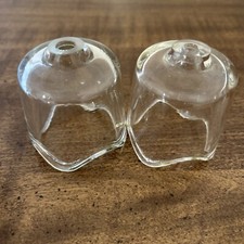 Vintage szklane lejki pie x 2