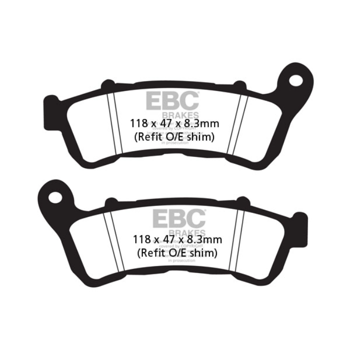 Pastilla De Freno Ebc Sinterizada Hh Fa388hh