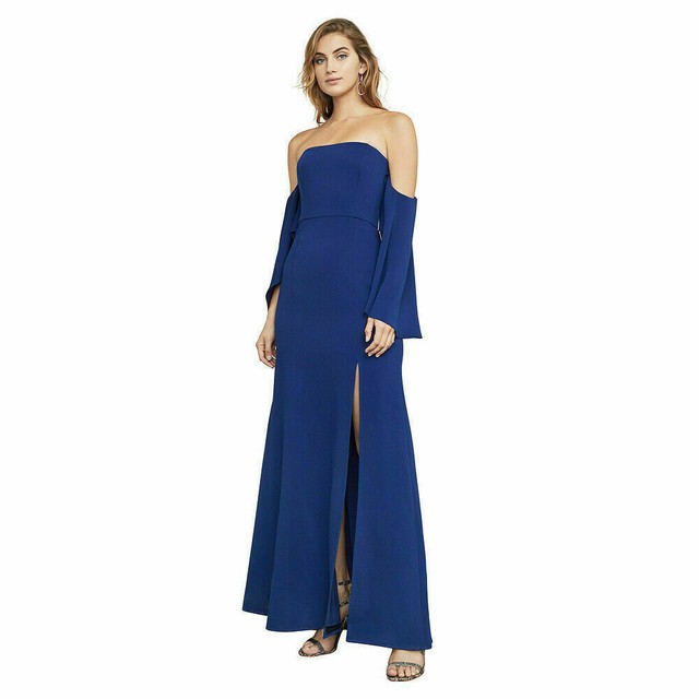 bcbg royal blue gown