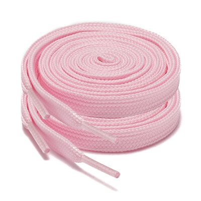 2pair 10mm Wide Double Layer Flat Athletic Shoe Laces Strings for Boots Sneakers