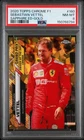 2020 TOPPS CHROME FORMULA 1 SAPPHIRE ED GOLD #160 SEBASTIAN VETTEL 35/50 PSA 8