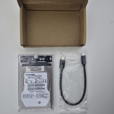 TOSHIBA 320GB 2.5'' Externe HDD / External Hard Drive (USB-C)