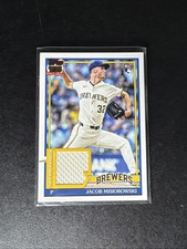 2026 Topps Series 1 #91R-JMI Jacob Misiorowski 1991 35th Anniversary relic (MEM)