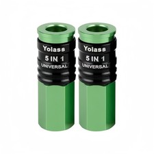 5 IN 1 Universal Quick Industrial Air Coupler, Air Hose Fittings, 1/4" Female...