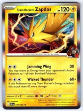 Team Rocket's Zapdos (Cosmos Holo) 070/182 Miscellaneous Cards & Products NM