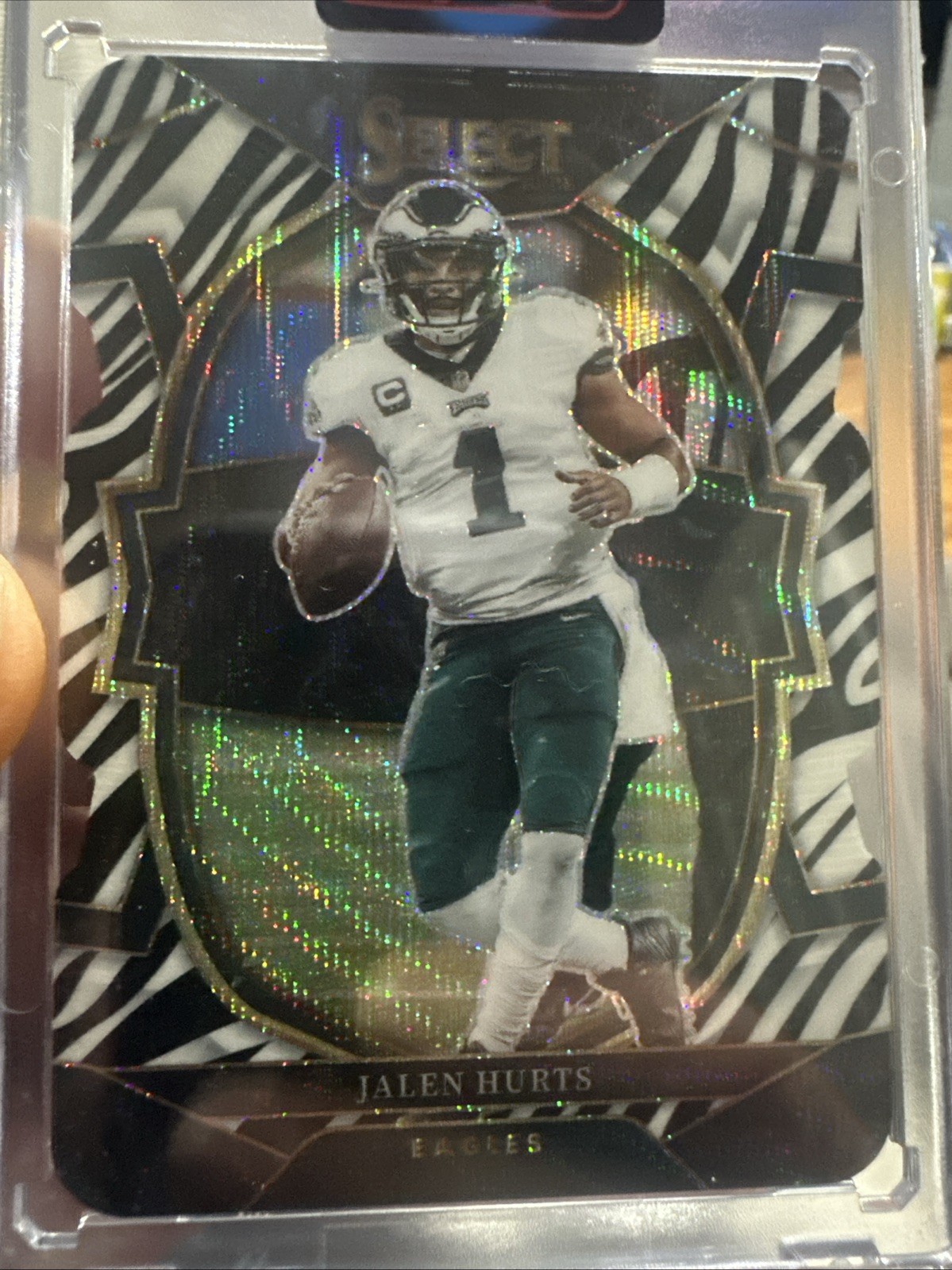 2022 Panini Select Concourse ZEBRA Jalen Hurts. SSP Die Cut. Eagles