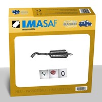 Imasaf ESD Auspuff Endtopf für Ford Escort V+Vi Kombi 16V 1.6I/1.8I 65-96KW