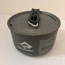 Sea to Summit Compact Lightweight Aluminum Camping Alpha Cook Pot 1.2 Liter