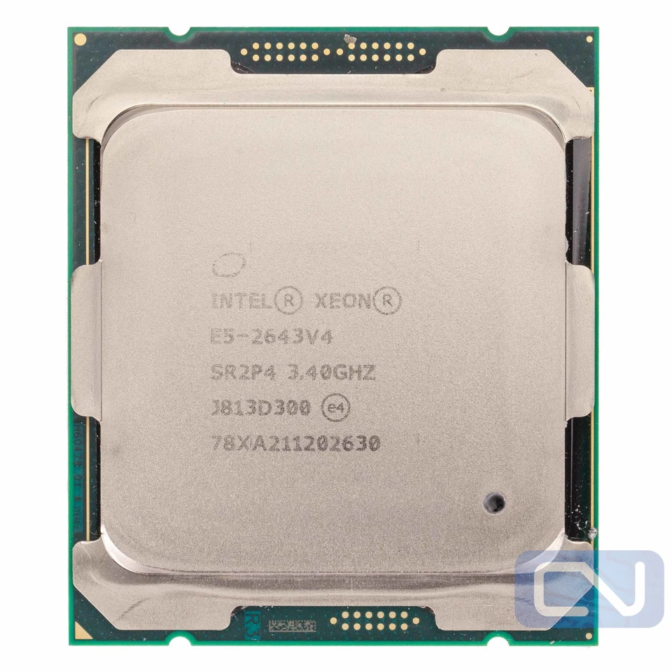Процессор Intel Xeon E5-2643 v4 3,4 ГГц 20 МБ 9,6 GT/s 6-ядерный SR2P4 LGA2011-3 класса B - Изображение 3 из 4