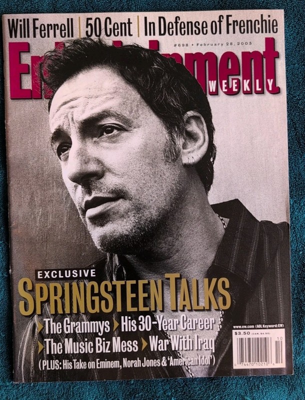 BRUCE SPRINGSTEEN Entertainment Weekly magazine February 28, 2003 Will Ferrell