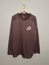 Nike Dri-Fit Washington Redskins 75th Anniversary Logo Long Sleeve Men  s Size XL